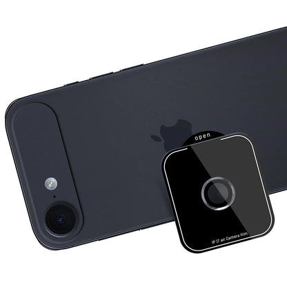 Rear Camera Protection Film 3MK Protection Pro for Apple iPhone 17, Tempered Glass, Black