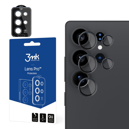 Προστατευτική μεμβράνη πίσω κάμερας 3MK Protection Pro για Samsung Galaxy S25 Ultra S938, Ασφαλισμένο γυαλί, Διαφανές