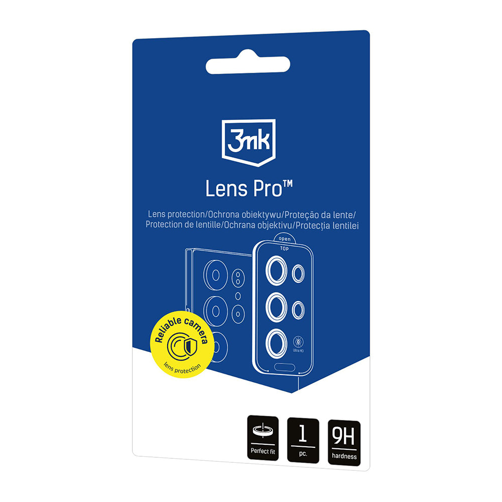 Προστατευτική μεμβράνη πίσω κάμερας 3MK Protection Pro για Samsung Galaxy S26 FE S741, Ασφαλισμένο γυαλί, Μαύρο