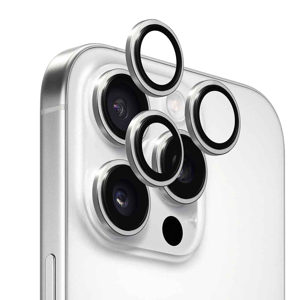 Προστατευτική μεμβράνη πίσω κάμερας Anank AR για Apple iPhone 16 Pro Max / 16 Pro, Ενισχυμένο γυαλί, Ασημί
