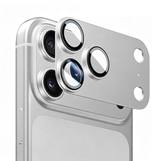 Προστατευτικό κάμερας Blueo Integrated Metal για Apple iPhone 17 Pro Max, σκληρυμένο γυαλί, ασημί