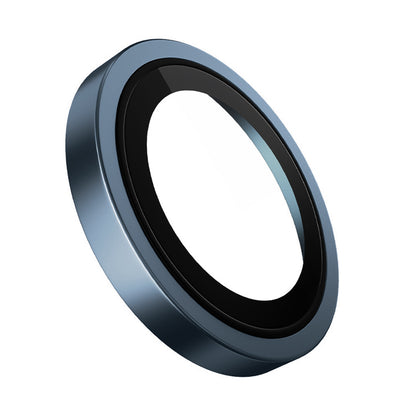 Προστατευτική μεμβράνη για πίσω κάμερα Blueo Metal Frame για Apple iPhone 15 Pro Max, ασφαλισμένο γυαλί, μπλε