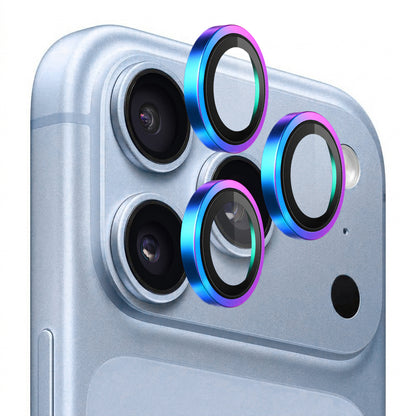 Προστατευτικό κάμερας Blueo Metal Frame για Apple iPhone 18 Pro / 18 Pro Max, σκληρυμένο γυαλί, πολύχρωμο