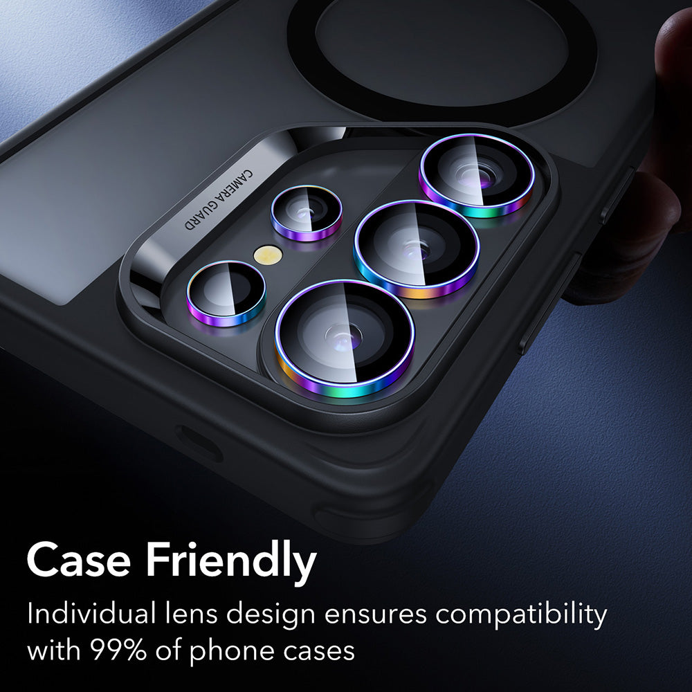 Προστατευτική Μεμβράνη Κάμερας Πίσω ESR Armorite για Samsung Galaxy S26 Ultra S948, Ενισχυμένο Γυαλί, Πολύχρωμη