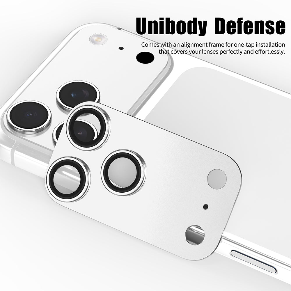 Lito Crown Halo AR + AF Rear Camera Protective Film for Apple iPhone 18 Pro Max, Tempered Glass, Silver