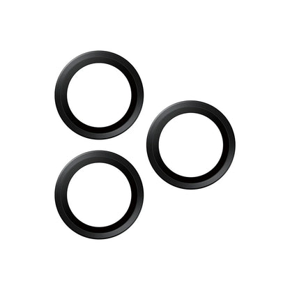 Προστατευτική Μεμβράνη Κάμερας Πίσω PanzerGlass Hoops για Apple iPhone 17 Pro Max / 17 Pro / 16 Pro Max / 16 Pro, Ενισχυμένο Γυαλί, Μαύρη