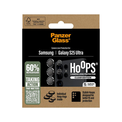 Προστατευτική Μεμβράνη Κάμερας Πίσω PanzerGlass Hoops για Samsung Galaxy S25 Ultra S938, Ενισχυμένο Γυαλί, Διαφανές