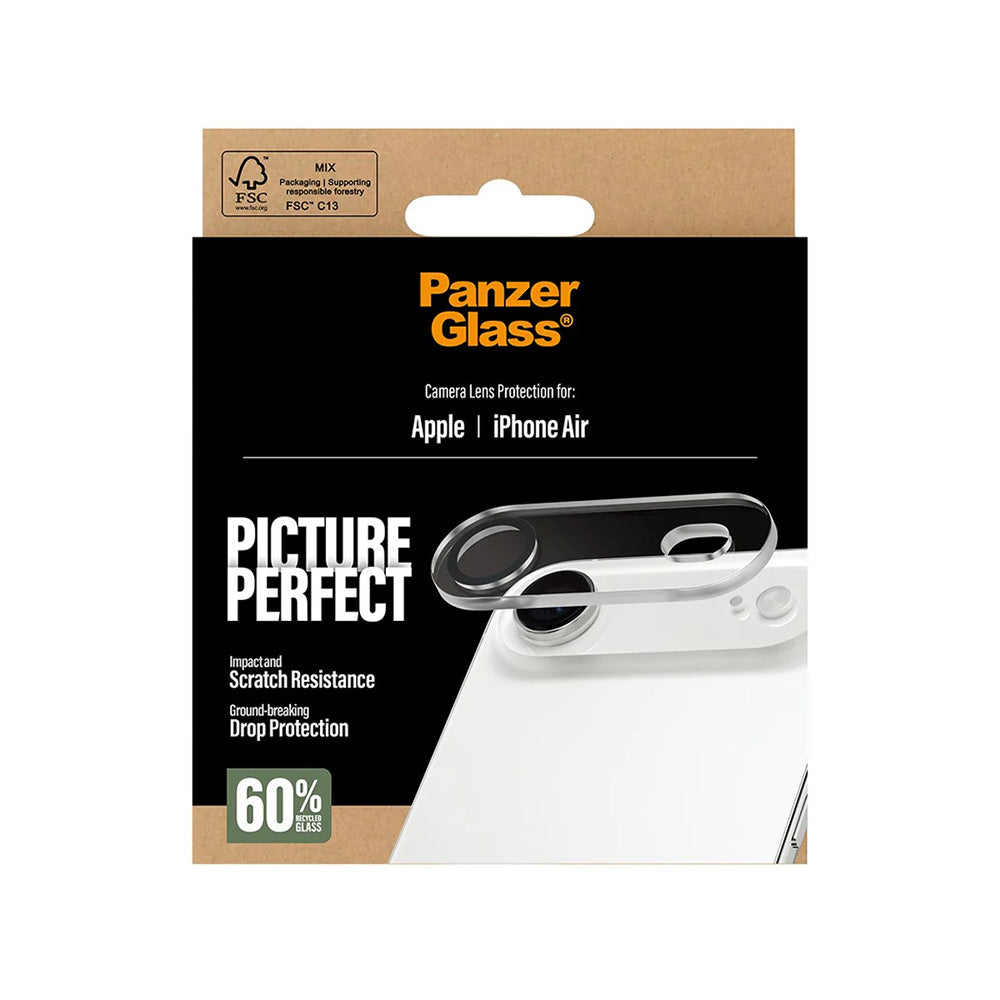 Προστατευτική Μεμβράνη Κάμερας Πίσω PanzerGlass PicturePerfect για Apple iPhone 17 Air, Ενισχυμένο Γυαλί, Διαφανές