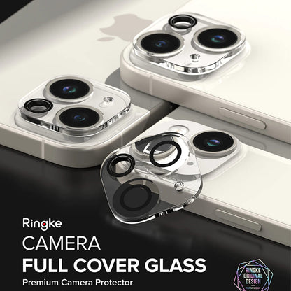 Προστατευτική Μεμβράνη Κάμερας Πίσω Ringke για Apple iPhone 15 Plus / 15, Ενισχυμένο Γυαλί, Σετ 2 τεμαχίων, Διάφανη