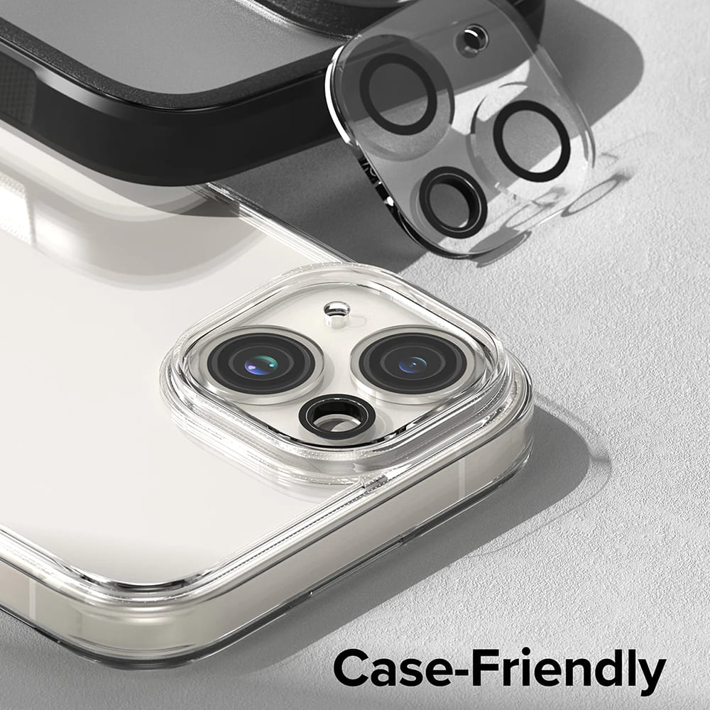 Προστατευτική Μεμβράνη Κάμερας Πίσω Ringke για Apple iPhone 15 Plus / 15, Ενισχυμένο Γυαλί, Σετ 2 τεμαχίων, Διάφανη