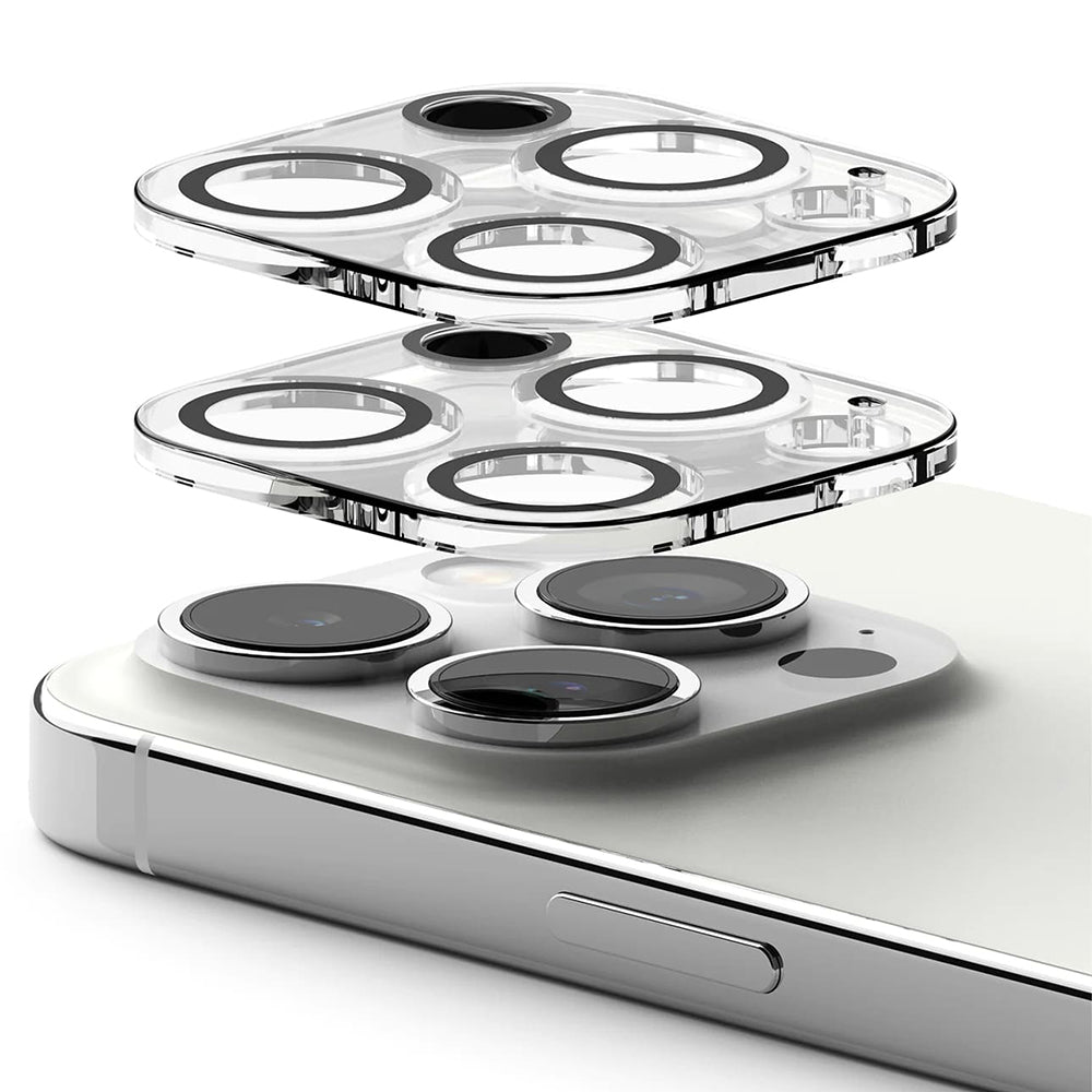 Προστατευτική Μεμβράνη Κάμερας Πίσω Ringke για Apple iPhone 15 Pro Max, Ενισχυμένο Γυαλί, Σετ 2 τεμαχίων, Διαφανής