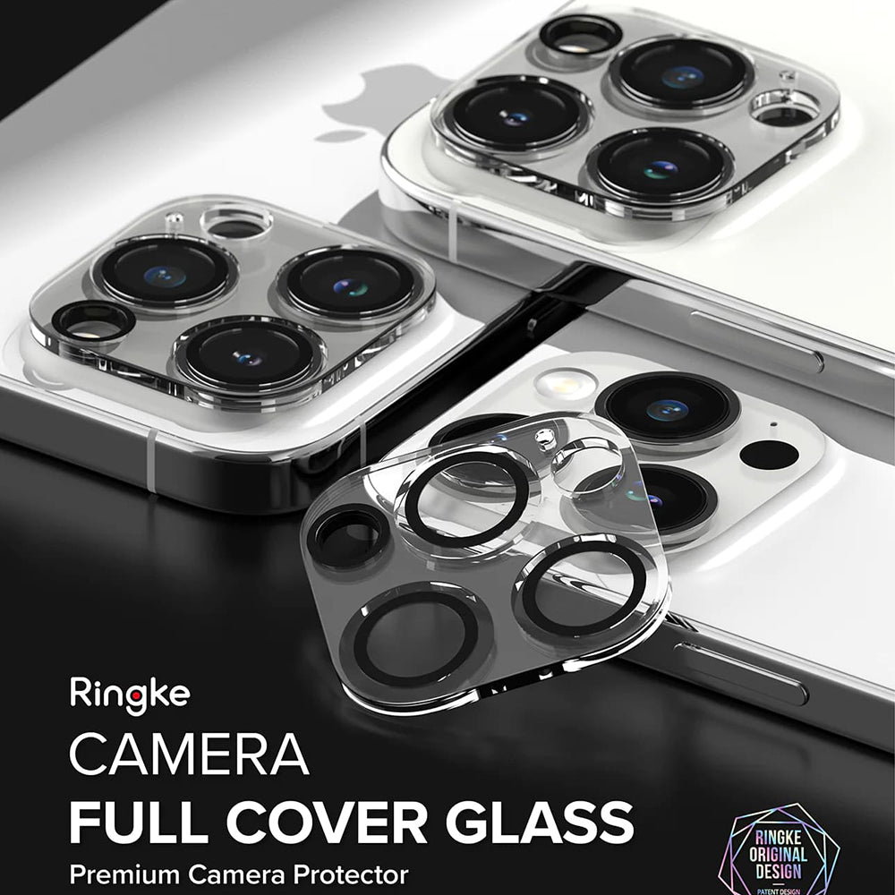 Προστατευτική Μεμβράνη Κάμερας Πίσω Ringke για Apple iPhone 15 Pro Max, Ενισχυμένο Γυαλί, Σετ 2 τεμαχίων, Διαφανής
