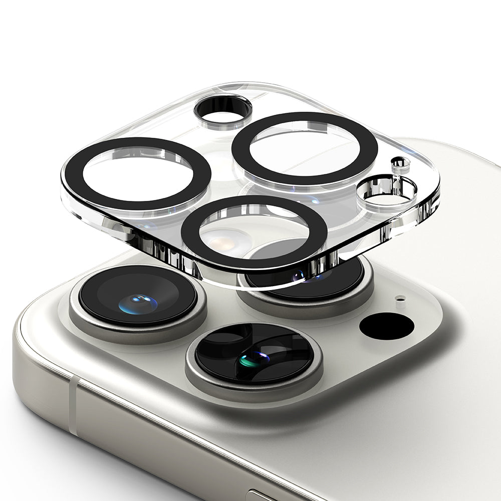 Προστατευτική Μεμβράνη Κάμερας Πίσω Ringke για Apple iPhone 16 Pro Max / 16 Pro, Ενισχυμένο Γυαλί, Σετ 2 τεμαχίων, Διαφανής