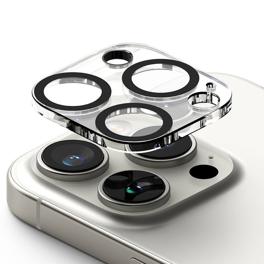 Προστατευτική Μεμβράνη Κάμερας Πίσω Ringke για Apple iPhone 16 Pro Max / 16 Pro, Ενισχυμένο Γυαλί, Σετ 2 τεμαχίων, Διαφανής