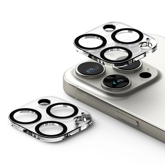 Προστατευτική Μεμβράνη Κάμερας Πίσω Ringke για Apple iPhone 16 Pro Max / 16 Pro, Ενισχυμένο Γυαλί, Σετ 2 τεμαχίων, Διαφανής