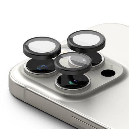 Προστατευτική Μεμβράνη Κάμερας Πίσω Ringke για Apple iPhone 16 Pro Max / 16 Pro, Ενισχυμένο Γυαλί, Σετ 2 τεμαχίων, Μαύρη