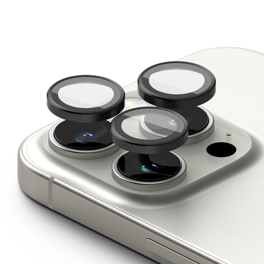 Προστατευτική Μεμβράνη Κάμερας Πίσω Ringke για Apple iPhone 16 Pro Max / 16 Pro, Ενισχυμένο Γυαλί, Σετ 2 τεμαχίων, Μαύρη