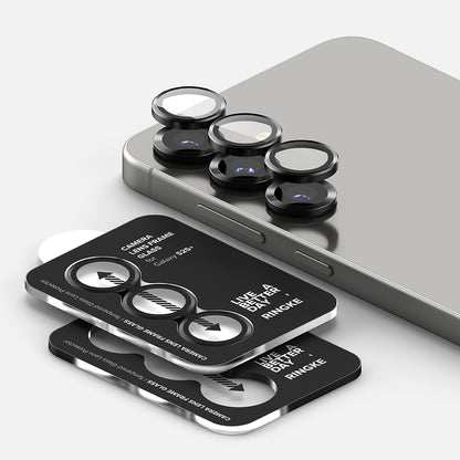 Προστατευτική Μεμβράνη Κάμερας Πίσω Ringke για Samsung Galaxy S25 S931, Ενισχυμένο Γυαλί, Μαύρη