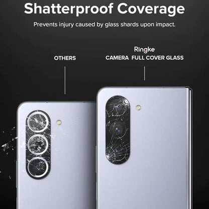 Προστατευτική μεμβράνη κάμερας πίσω Ringke για Samsung Galaxy Z Fold5 F946, tempered glass, σετ 2 τεμαχίων, διαφανής