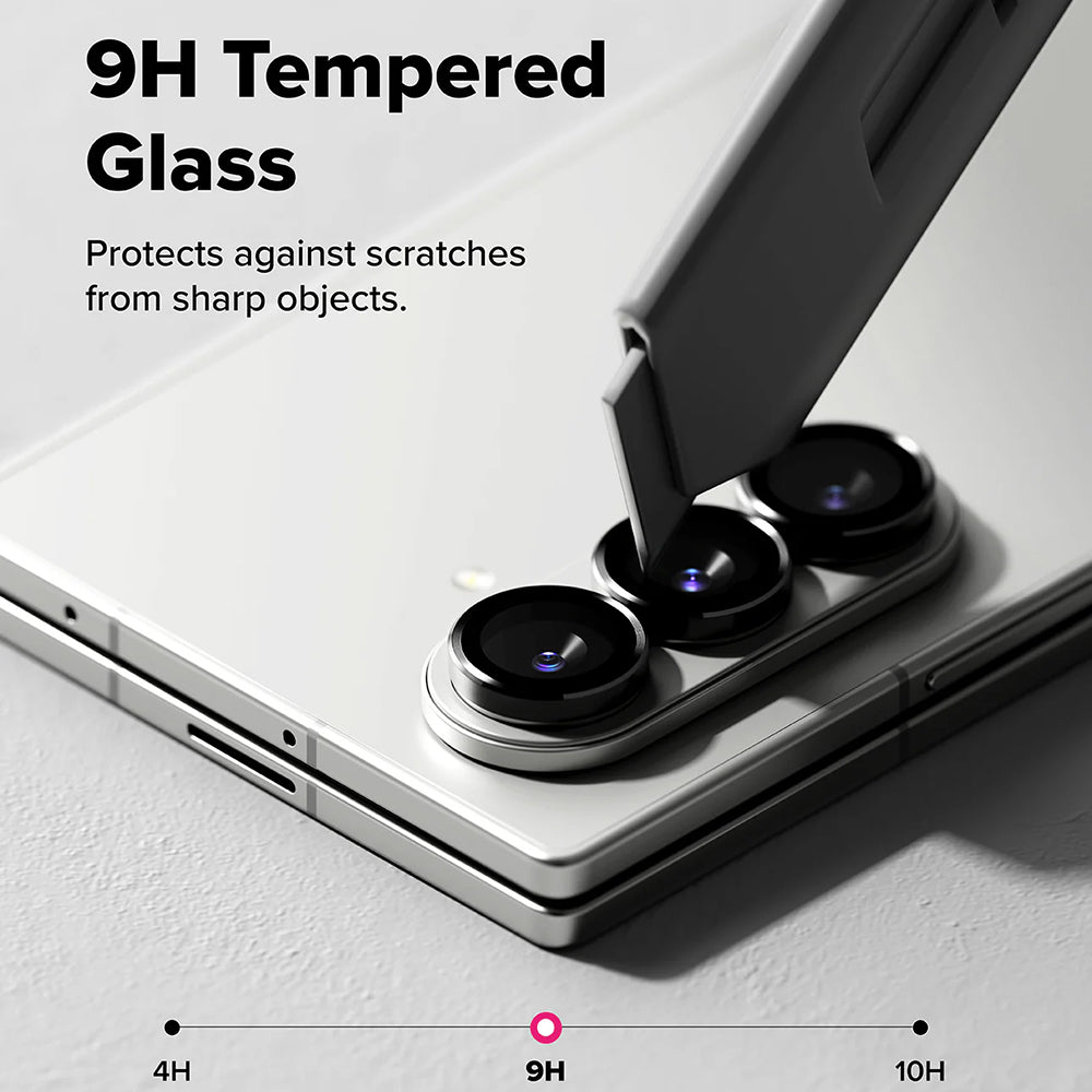 Προστατευτική Μεμβράνη Κάμερας Πίσω Ringke για Samsung Galaxy Z Fold7 F966, Ενισχυμένο Γυαλί, Σετ 2 τεμαχίων, Μαύρη