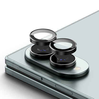 Προστατευτική μεμβράνη πίσω κάμερας Ringke για Samsung Galaxy Z Fold8 F971, Ασφαλισμένο γυαλί, Σετ 2 τεμαχίων, Μαύρο
