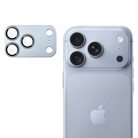 Προστατευτικό τζαμάκι πίσω κάμερας Techsuit για Apple iPhone 18 Pro Max, σκληρυμένο γυαλί, γαλάζιο