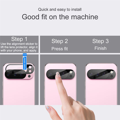 Προστατευτική Μεμβράνη Κάμερας Πίσω Techsuit για Google Pixel 10a, Ενισχυμένο Γυαλί, Μαύρη