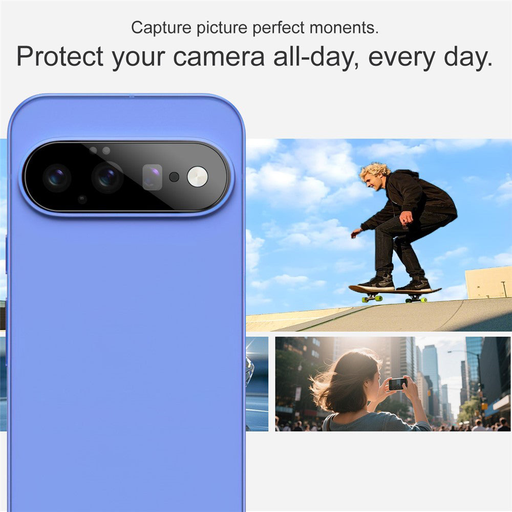 Προστατευτική μεμβράνη πίσω κάμερας Techsuit για Google Pixel 11, Ενισχυμένο γυαλί, Μαύρο