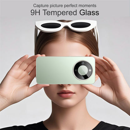 Προστατευτική Μεμβράνη Κάμερας Πίσω Techsuit για Honor Magic8 Lite, Ενισχυμένο Γυαλί, Μαύρη