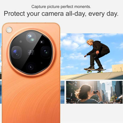 Προστατευτική μεμβράνη πίσω κάμερας Techsuit για Oppo Find X9 Ultra, ασφαλισμένο γυαλί, μαύρο