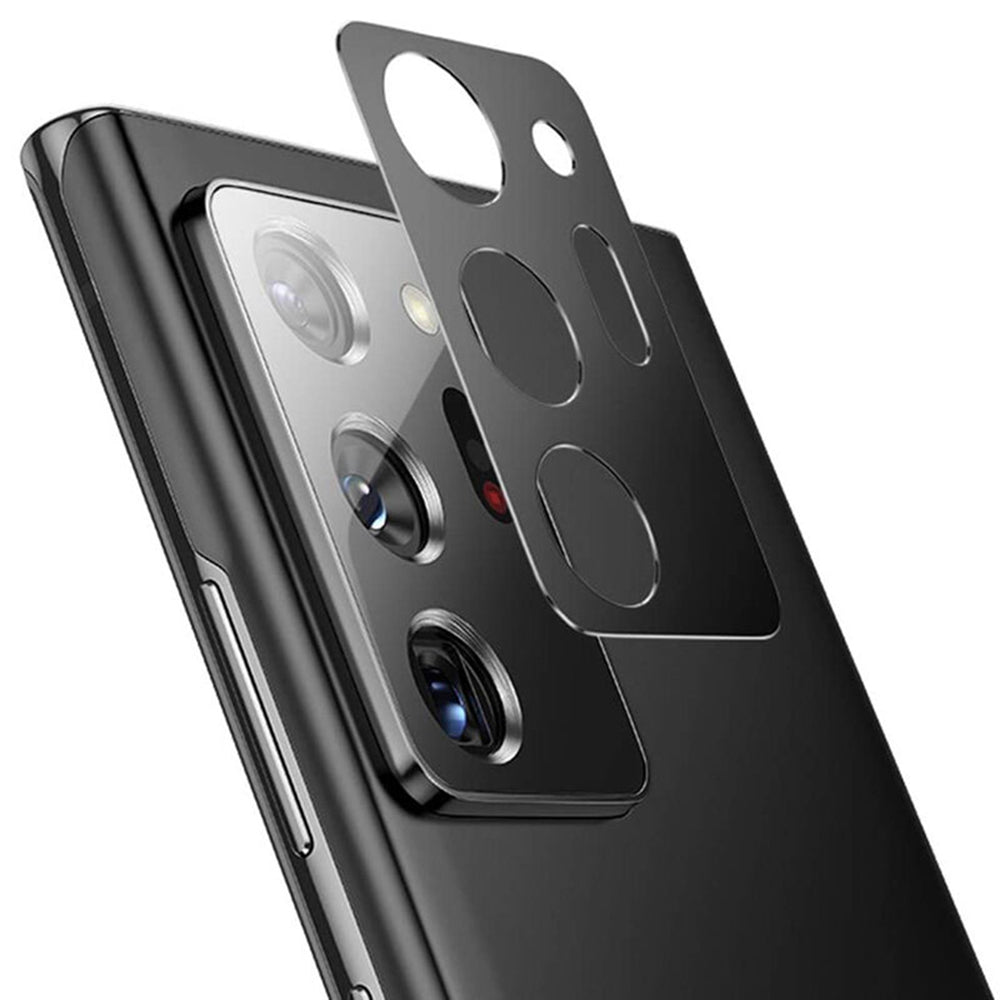 Προστατευτική μεμβράνη πίσω κάμερας Techsuit για Samsung Galaxy Note 20 Ultra 5G N986 / Note 20 Ultra N985, σκληρυμένο γυαλί, μαύρο