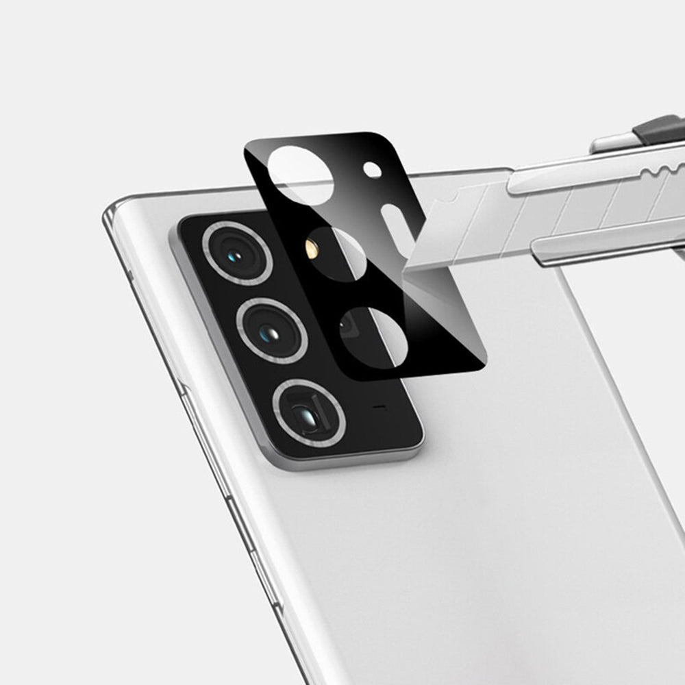 Προστατευτική μεμβράνη πίσω κάμερας Techsuit για Samsung Galaxy Note 20 Ultra 5G N986 / Note 20 Ultra N985, σκληρυμένο γυαλί, μαύρο