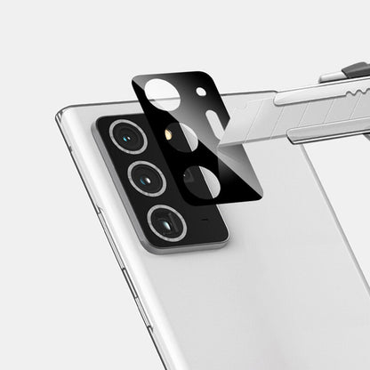 Προστατευτική μεμβράνη πίσω κάμερας Techsuit για Samsung Galaxy Note 20 Ultra 5G N986 / Note 20 Ultra N985, σκληρυμένο γυαλί, μαύρο