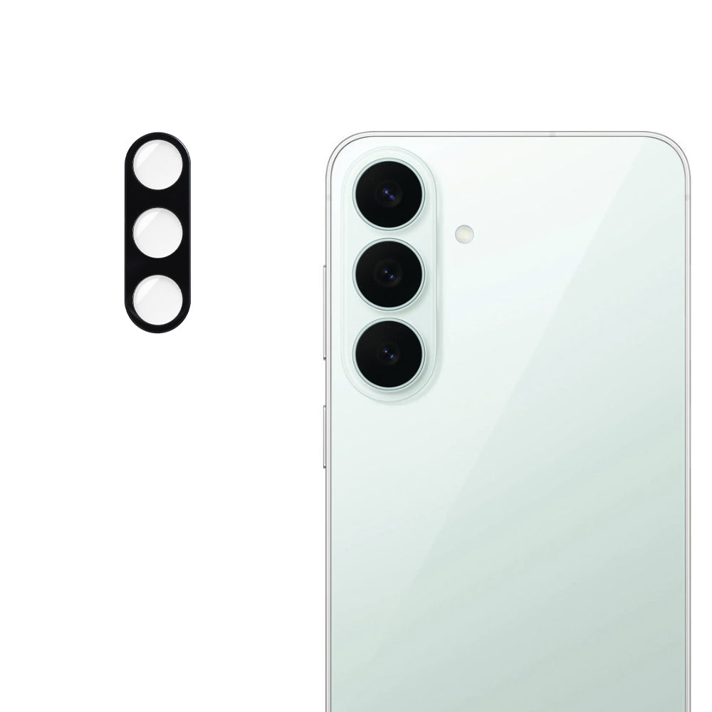 Προστατευτικό τζαμάκι πίσω κάμερας Techsuit για Samsung Galaxy S26 FE S741, Σκληρυμένο Γυαλί, Μαύρο