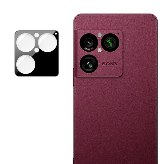 Προστατευτικό κάλυμμα πίσω κάμερας Techsuit για Sony Xperia 1 VIII, Σκληρυμένο Γυαλί, Μαύρο