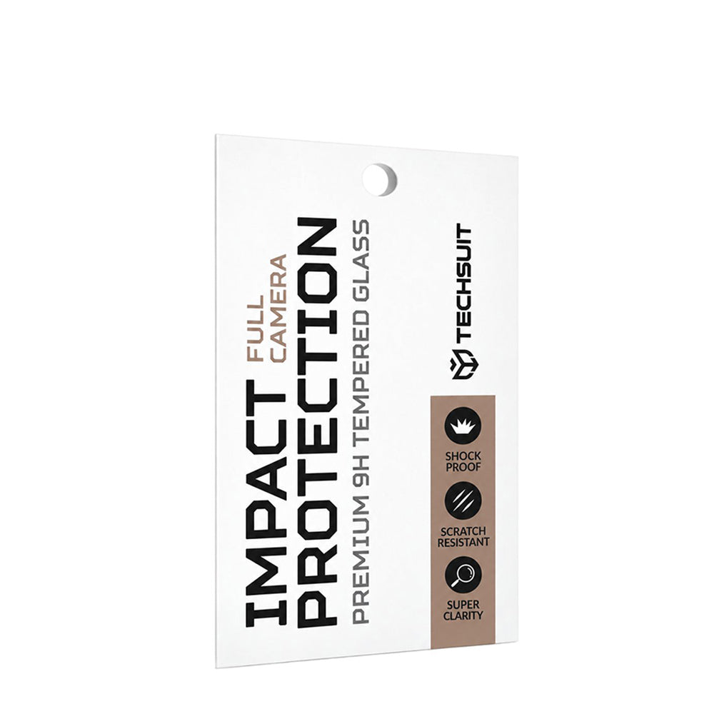 Προστατευτικό γυαλί πίσω κάμερας Techsuit για Xiaomi Poco F9 Pro, Tempered Glass, Μαύρο