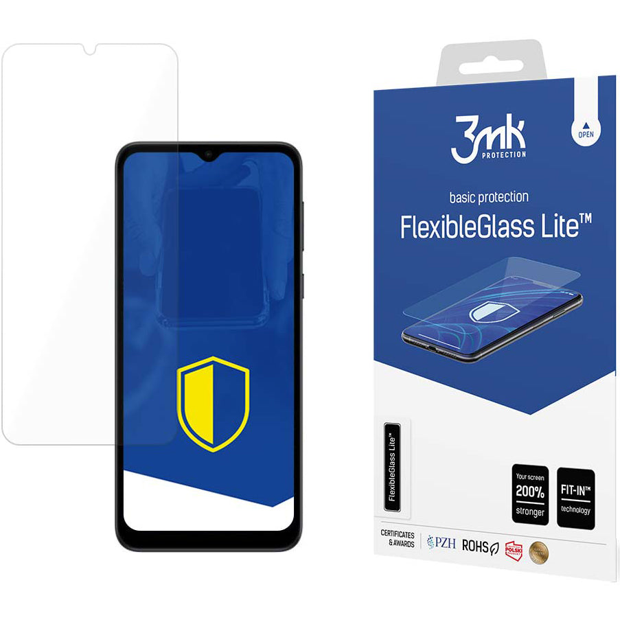 Προστατευτικό οθόνης 3MK FlexibleGlass Lite για Motorola Moto E13, Εύκαμπτο γυαλί, Πλήρης κόλληση 