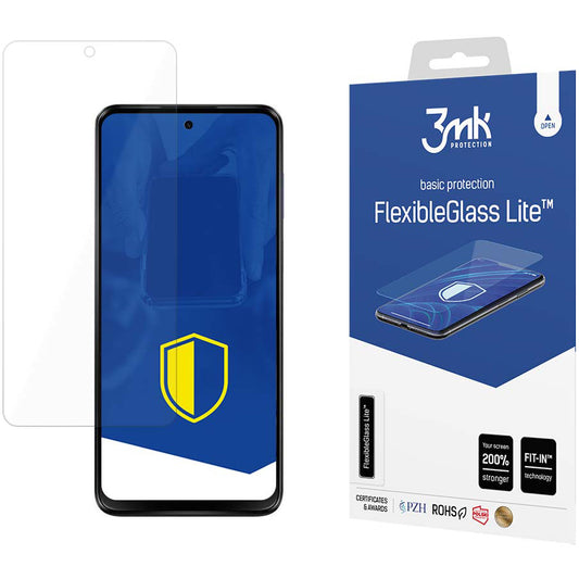 Προστατευτικό οθόνης 3MK FlexibleGlass Lite για Motorola Moto G13 / G23, εύκαμπτο γυαλί, πλήρης κόλλα 