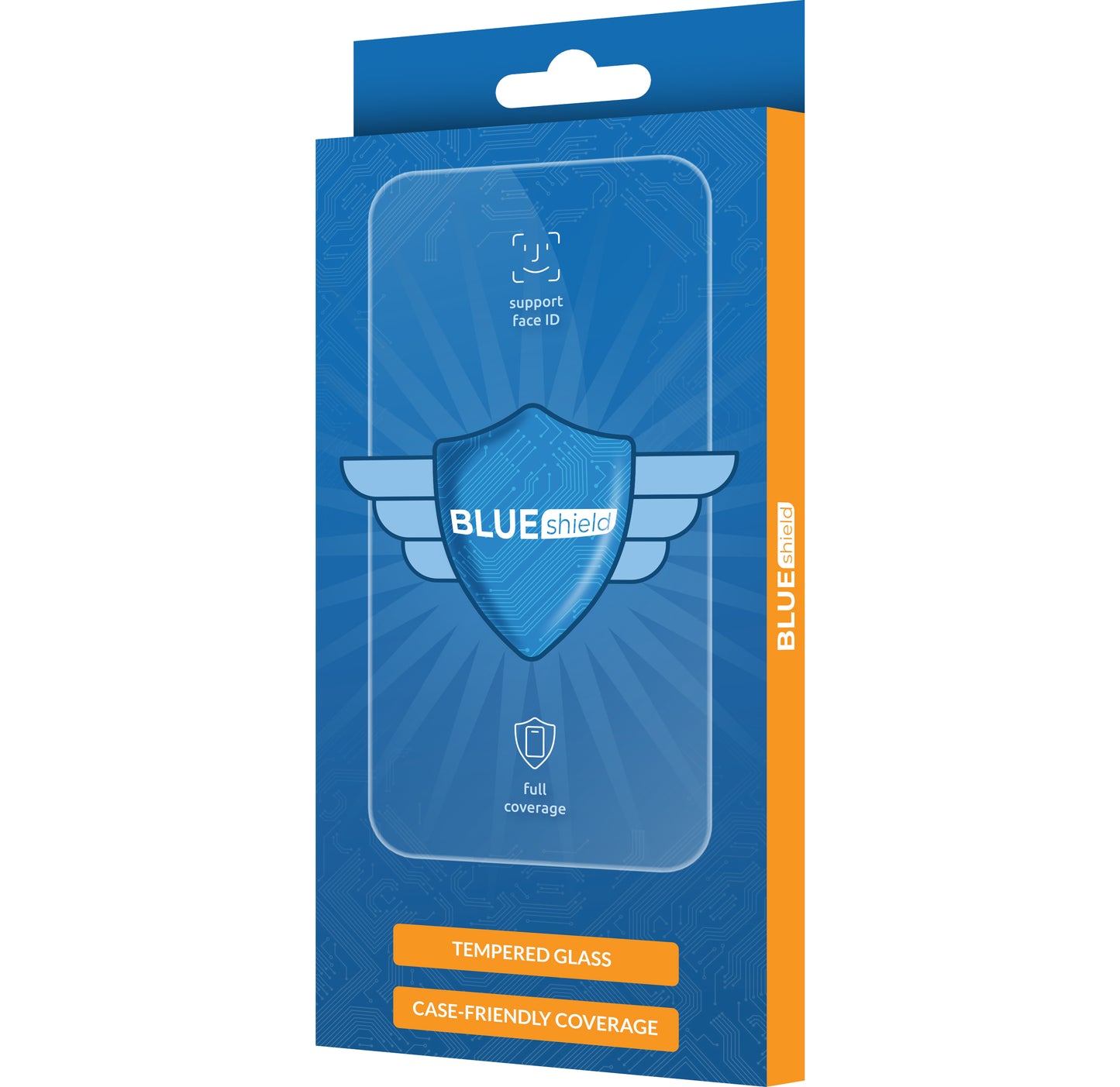 Προστατευτική Μεμβράνη Οθόνης Blue Shield για Samsung Galaxy A55 5G A556, Ενισχυμένο Γυαλί, Πλήρης Κόλληση, Συμβατό με Θήκες, Μαύρη