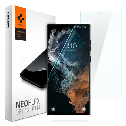 Προστατευτικό οθόνης Spigen Neo Flex για Samsung Galaxy S22 Ultra 5G S908, HydroGel, Σετ 2 τεμαχίων AFL04137 