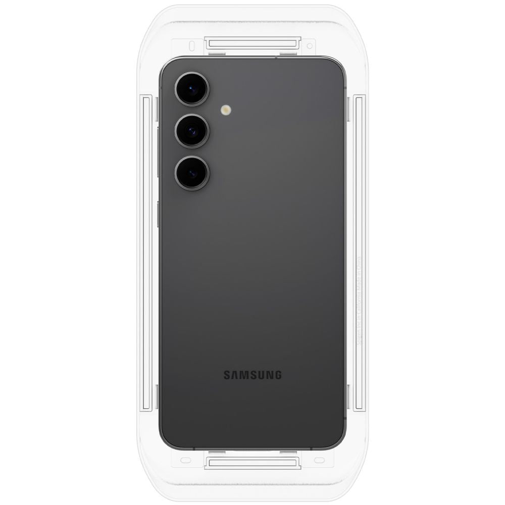 Προστατευτικό οθόνης Spigen EZ FIT για Samsung Galaxy S24 FE S721, με προστασία γυαλιού, πλήρης κόλλα, σετ 2 τεμαχίων AGL08729 