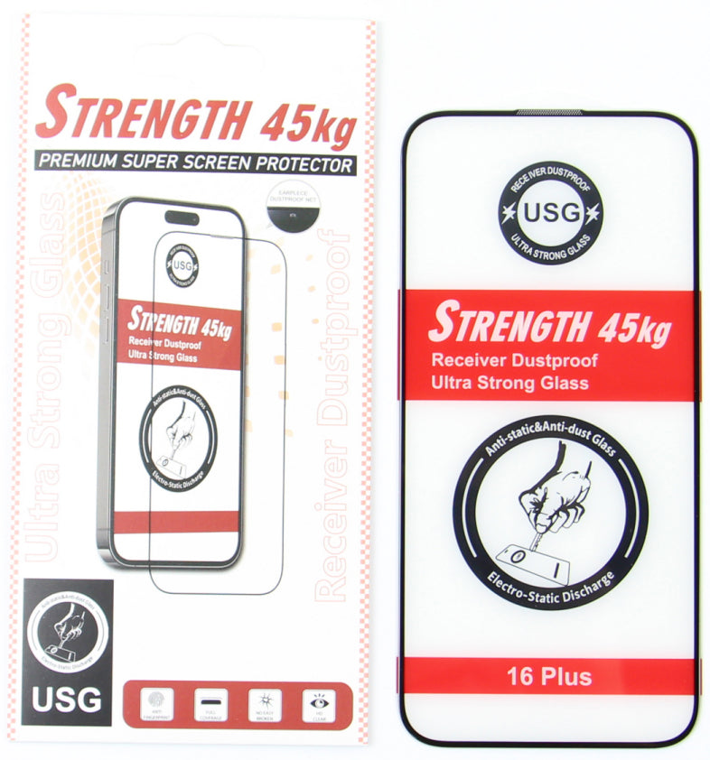 Προστατευτική μεμβράνη οθόνης OEM Ultra Strong 45KG για Samsung Galaxy A54 A546, Ανθεκτικό Γυαλί, Πλήρης Κόλλα, 2.5D, Μαύρο