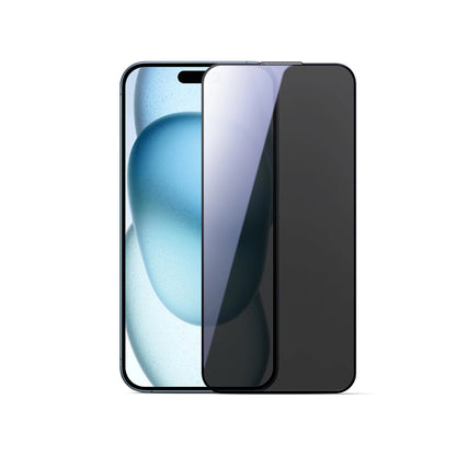 Προστατευτική Μεμβράνη Οθόνης Privacy Joyroom JR-MLG0280 για Apple iPhone 16 / 15, Ενισχυμένο Γυαλί, Πλήρης Κόλληση, 2.5D