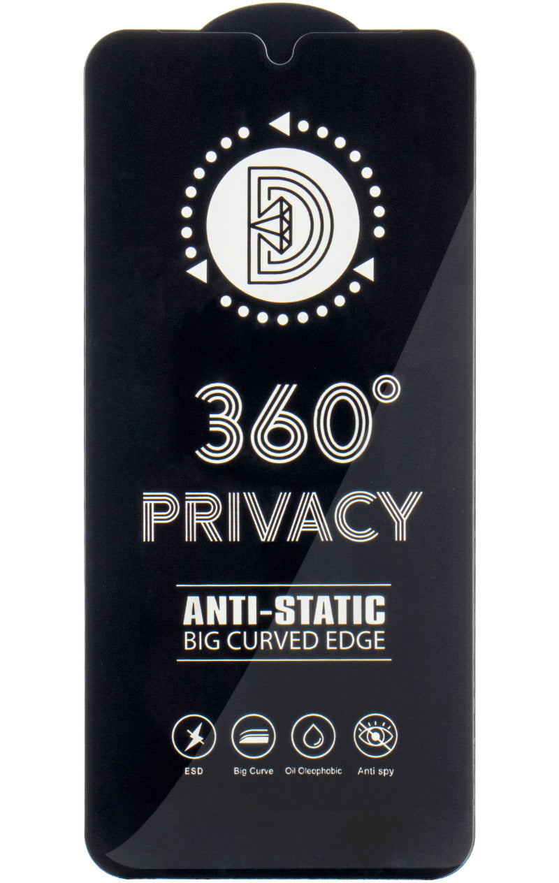 Προστατευτική μεμβράνη οθόνης Privacy OEM 360 για Samsung Galaxy A37 5G, Ασφαλισμένο γυαλί, Full Glue