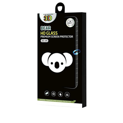 Προστατευτική μεμβράνη οθόνης Bear HD για Samsung Galaxy S26 S942, Ασφαλισμένο γυαλί, Πλήρης κόλλα, Μαύρο