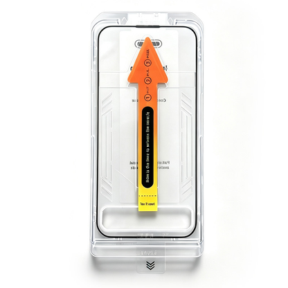 Προστατευτικό οθόνης OEM Dust Free Easy Fit για Apple iPhone 15 Pro, Σκληρυμένο Γυαλί, Full Glue, Μαύρο
