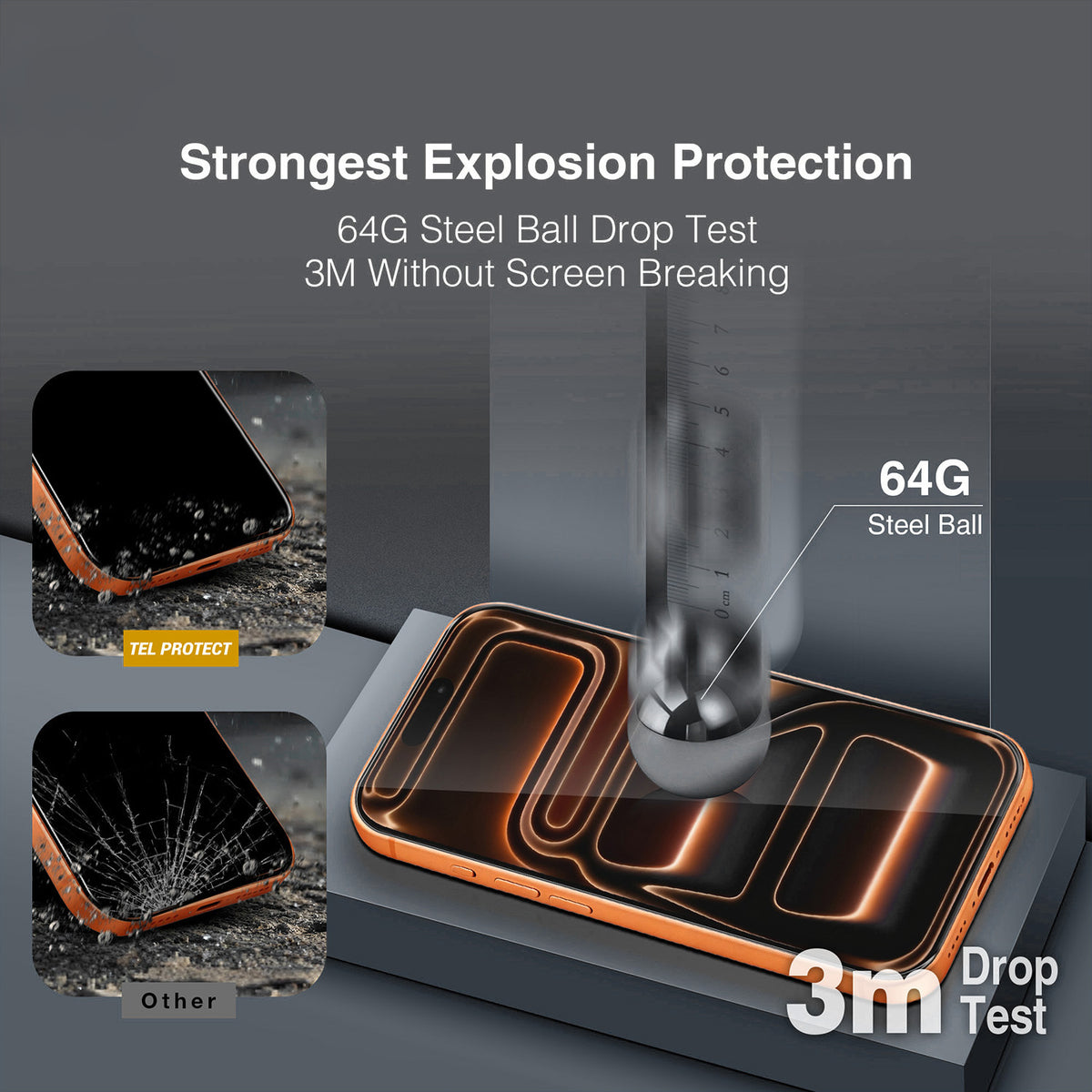 Προστατευτικό οθόνης Tel Protect 10X HD DLC Diamond Coating για Samsung Galaxy S26 Ultra S948, Σκληρυμένο Γυαλί, Πλήρης Επικόλληση, Μαύρο