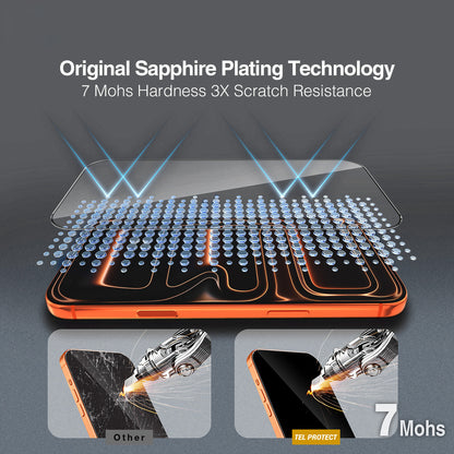 Προστατευτικό οθόνης Tel Protect 10X HD DLC Diamond Coating για Samsung Galaxy S26 Ultra S948, Σκληρυμένο Γυαλί, Πλήρης Επικόλληση, Μαύρο