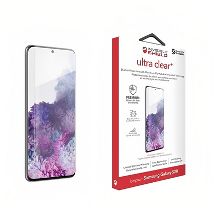 Προστατευτικό οθόνης Zagg Ultra Clear+ για Samsung Galaxy S20 G980, Πλαστικό 200204858