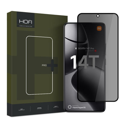 Προστατευτικό οθόνης HOFI Glass PRO+ για Xiaomi 14T Pro / 14T, Προστατευτική ασπίδα, πλήρης κόλλα, 2.5D 